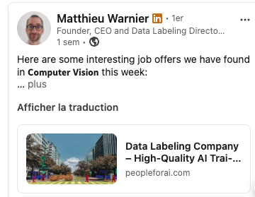 Job offers